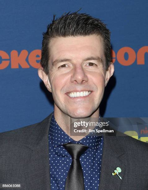 Actor Gavin Lee attends the "Spongebob Squarepants" Broadway opening night after party at The Ziegfeld Ballroom on December 4, 2017 in New York City.