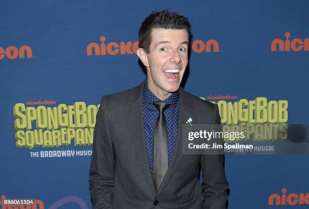 Actor Gavin Lee attends the "Spongebob Squarepants" Broadway opening night after party at The Ziegfeld Ballroom on December 4, 2017 in New York City.