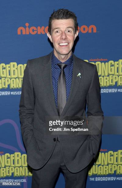 Actor Gavin Lee attends the "Spongebob Squarepants" Broadway opening night after party at The Ziegfeld Ballroom on December 4, 2017 in New York City.