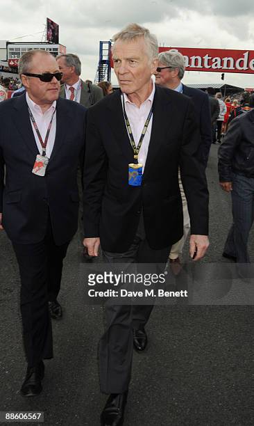 Max Mosley attends the British F1 Grand Prix on June 21, 2008 in London, England.