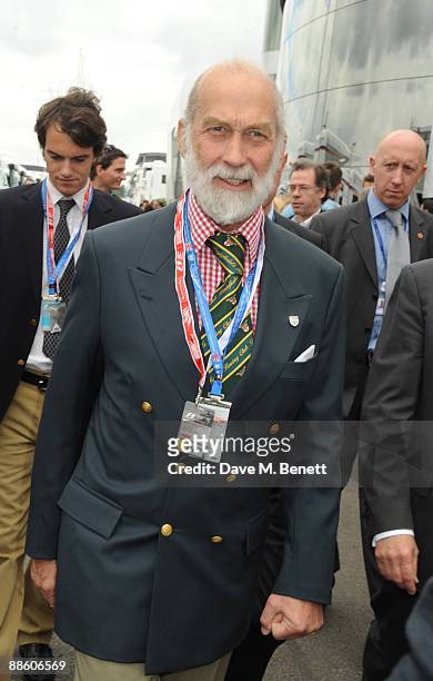 Prince Michael of Kent attends the British F1 Grand Prix on June 21, 2008 in London, England.