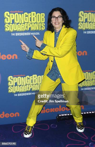 Director Tina Landau attends the "Spongebob Squarepants" Broadway opening night after party at The Ziegfeld Ballroom on December 4, 2017 in New York...