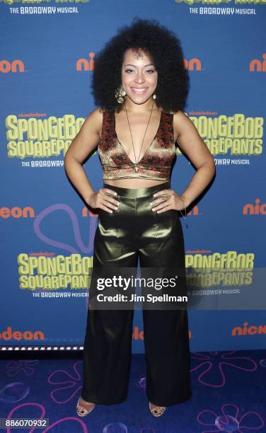 Actress Lilli Cooper attends the "Spongebob Squarepants" Broadway opening night after party at The Ziegfeld Ballroom on December 4, 2017 in New York...