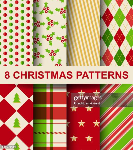 クリスマスのパターン - candy samples点のイラスト素材／クリップアート素材／マンガ素材／アイコン素材
