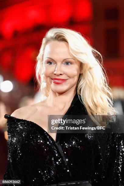 Pamela Anderson attends The Fashion Awards 2017 in partnership with Swarovski at Royal Albert Hall on December 4, 2017 in London, England.