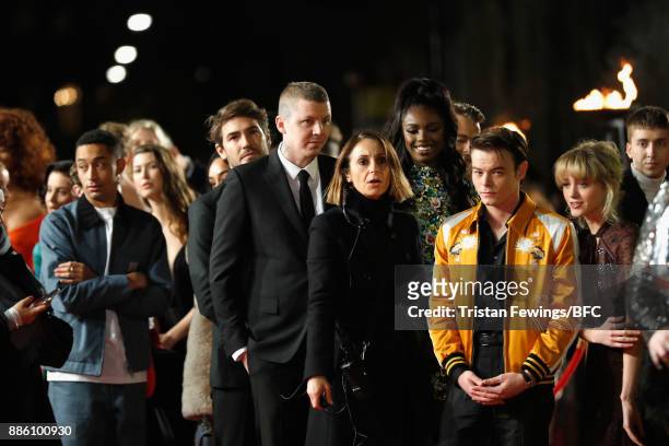 Loyle Carner, Robert Konjic, Professor Green, Leomie Anderson, Charlie Heaton and Natalia Dyer attend The Fashion Awards 2017 in partnership with...