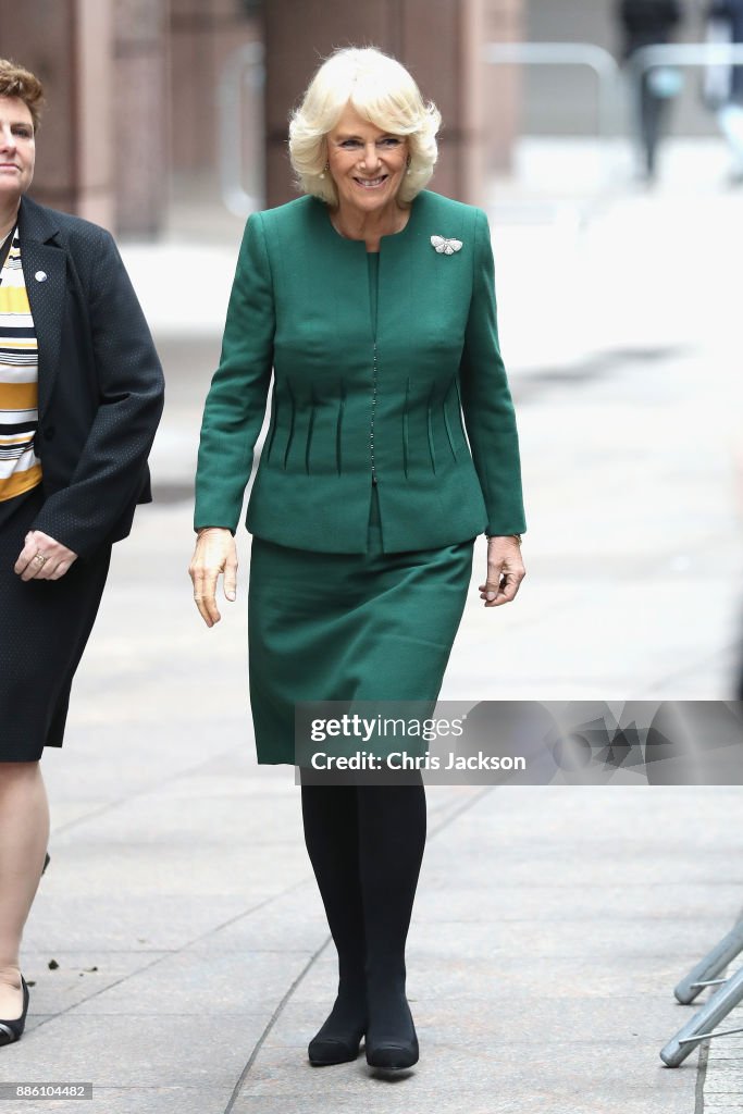 The Duchess Of Cornwall Attends The Annual ICAP Charity Day