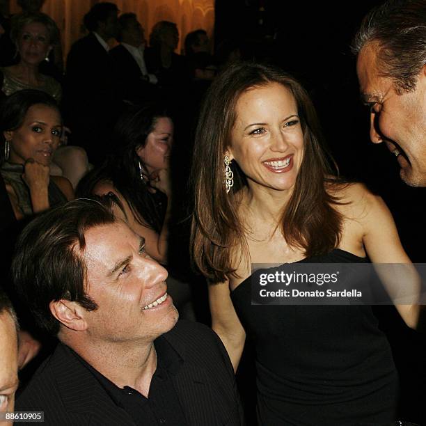 John Travolta, Kelly Preston and George Clooney