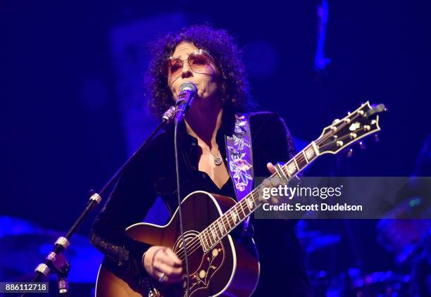 Singer Ayline Artin performs onstage opening for Kenny Loggins at Saban Theatre on December 2, 2017 in Beverly Hills, California.