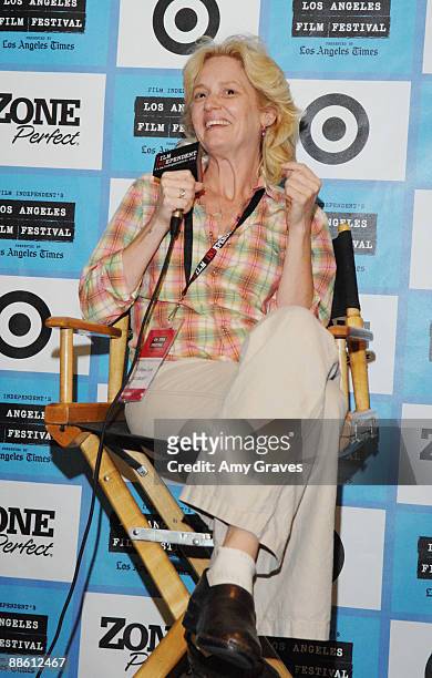 Actress Melissa Leo at the 2009 LAFF Coffee Talks: Directors, Actors, Composers and Writers Panel at the W Hotel on June 21, 2009 in Los Angeles,...