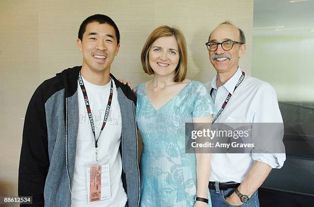 Screenwriters Alex Tse, Robin Swicord and Nicholas Kazan attend the 2009 LAFF Coffee Talks: Directors, Actors, Composers and Writers Panel at the W...