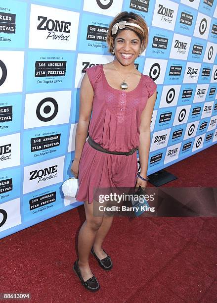 Ashley Rose attends the 2009 Los Angeles Film Festival "After The Storm" Q&A held at the Mann Festival Theatre on June 21, 2009 in Los Angeles,...