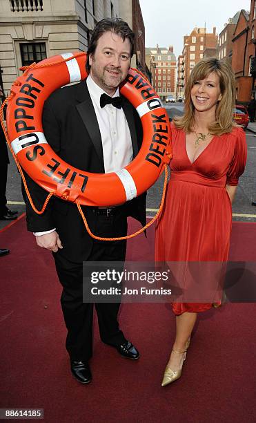 Presenter Kate Garraway and husband Derek Draper arrives at the Galaxy British Book Awards at Grosvenor House on April 3, 2009 in London, England.