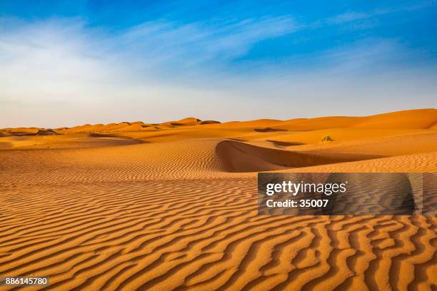 onda modello paesaggio desertico, oman - desert foto e immagini stock