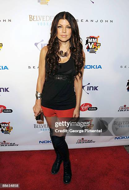 Fergie of the Black Eyed Peas attends the 20th Annual MMVA's After Party at Ultra on June 21, 2009 in Toronto, Canada.