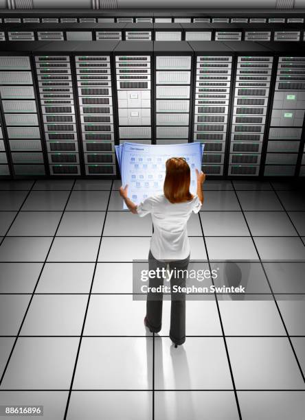 Computer Server Top View 71 Server Room Top View Stock Photos, High-Res Pictures, and Images ...