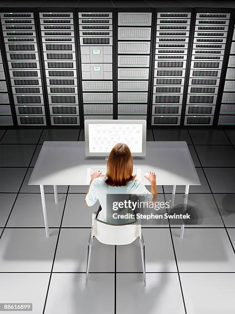 Computer Server Top View 71 Server Room Top View Stock Photos, High-Res Pictures, and Images ...