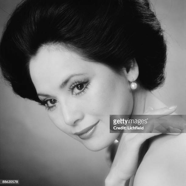 Madame Dewi Sukarno, Japanese born socialite and wife of the former Indonesian leader, photographed on 11th June 1974. .