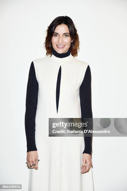 Actress Anna Foglietta attends 'Il Premio' Photocall on December 5, 2017 in Milan, Italy.