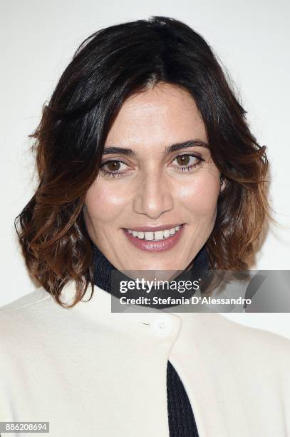 Actress Anna Foglietta attends 'Il Premio' Photocall on December 5, 2017 in Milan, Italy.