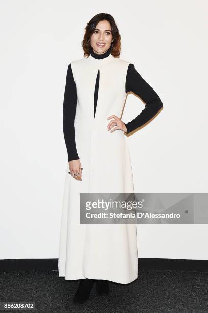 Actress Anna Foglietta attends 'Il Premio' Photocall on December 5, 2017 in Milan, Italy.