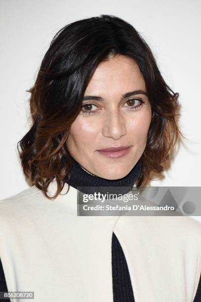 Actress Anna Foglietta attends 'Il Premio' Photocall on December 5, 2017 in Milan, Italy.