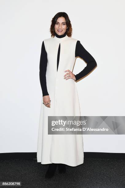 Actress Anna Foglietta attends 'Il Premio' Photocall on December 5, 2017 in Milan, Italy.