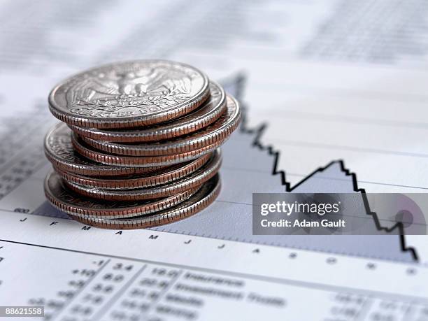 Quarters Stacked Photos and Premium High Res Pictures - Getty Images