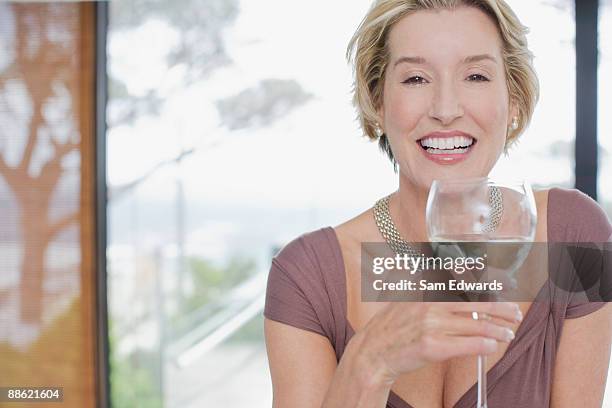 elegant woman drinking white wine - wine close up stock pictures, royalty-free photos & images