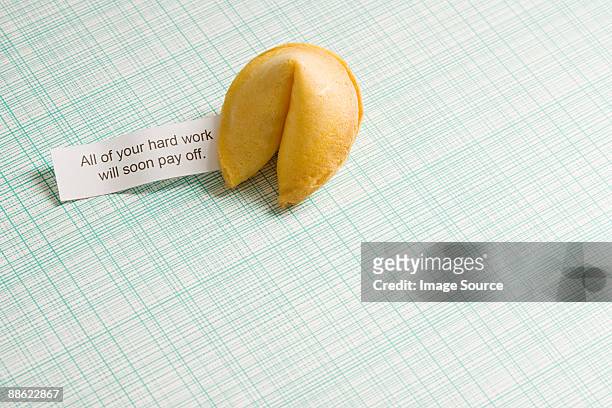fortune cookie - fortune cookie stock pictures, royalty-free photos & images
