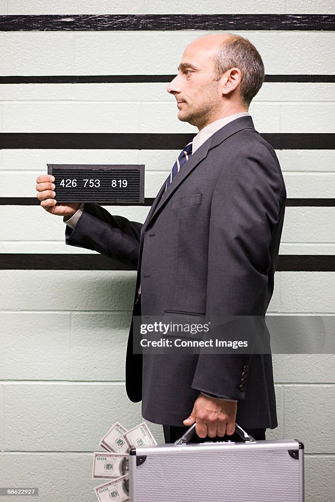 Mugshot of businessman