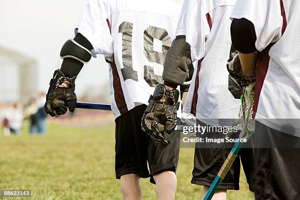 lacrosse players - lacrosse stock-fotos und bilder