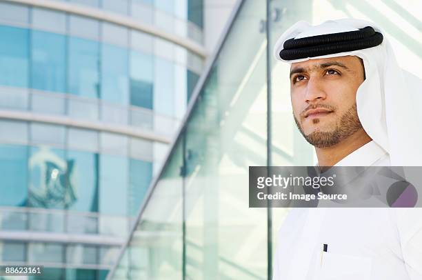 portrait of a middle eastern businessman - arab businessman stock pictures, royalty-free photos & images