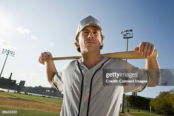 baseball batter - baseballschläger stock-fotos und bilder