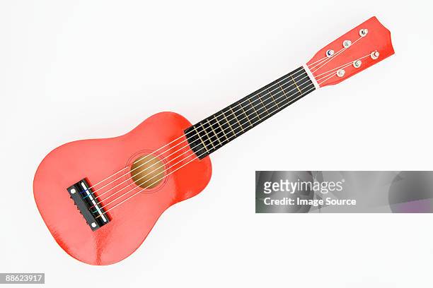 acoustic guitar - acoustic guitar white background stock pictures, royalty-free photos & images