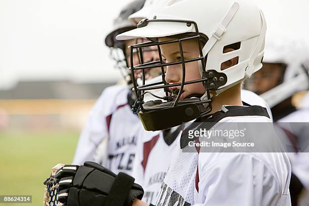 junior lacrosse players - lacrosse imagens e fotografias de stock