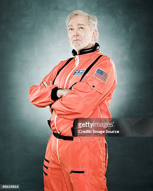 portrait of an astronaut - spacesuit stock pictures, royalty-free photos & images