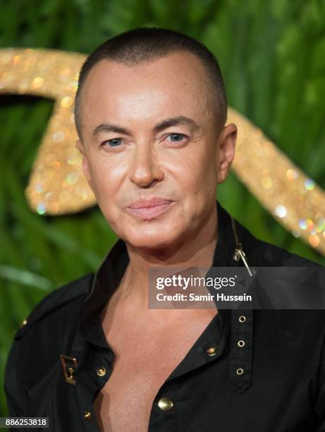 Julien Macdonald attends The Fashion Awards 2017 in partnership with Swarovski at Royal Albert Hall on December 4, 2017 in London, England.