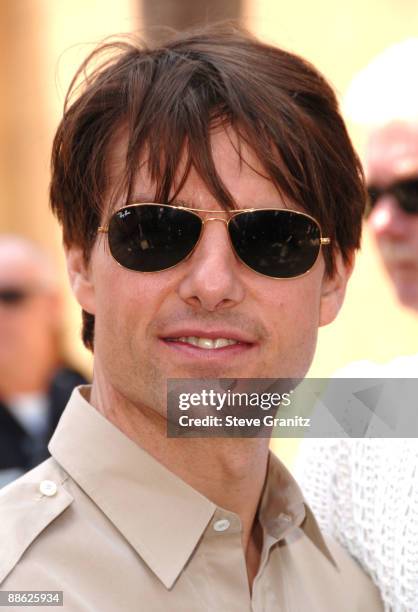 Actor Tom Cruise attends the ceremony honoring Cameron Diaz with a star on The Hollywood Walk of Fame on June 22, 2009 in Hollywood, California.