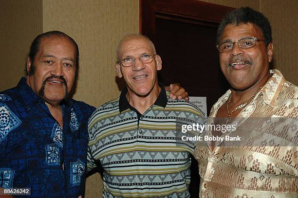 Afa Anoa'i, Bruno Sammartino and Rocky Johnson