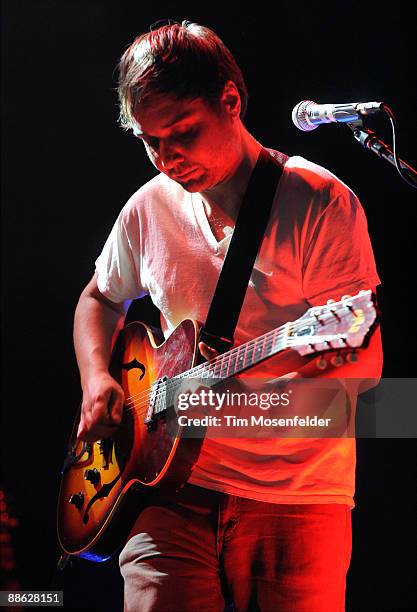 Daniel Rossen of Grizzly Bear performs in support of the band's 'Veckatimest' release at The Fillmore on June 21, 2009 in San Francisco, California.