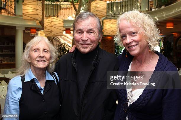 Original cast members Deloris Taylor, Tom Laughlin and Lynn Baker pose together at the 2009 Los Angeles Film Festival's Billy Jack/Woodstock Film...