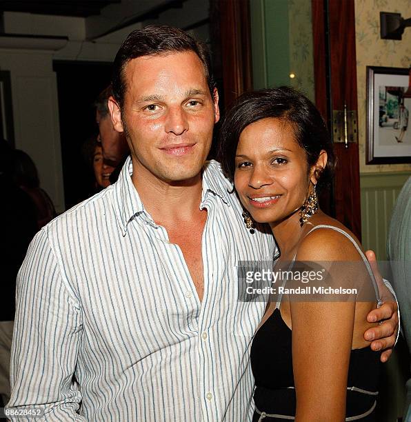 Actor Justin Chambers and Keisha Chambers attend the Starry Night Moondance at Tommy Bahama's on Day One of the 2009 Maui Film Festival on June 17,...