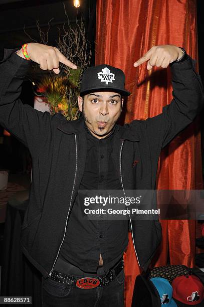 Ian D'Sa of Billy Talent attends the 20th Annual MuchMusic Video Awards - On 3 Productions Gift Lounge at the MuchMusic HQ on June 20, 2009 in...