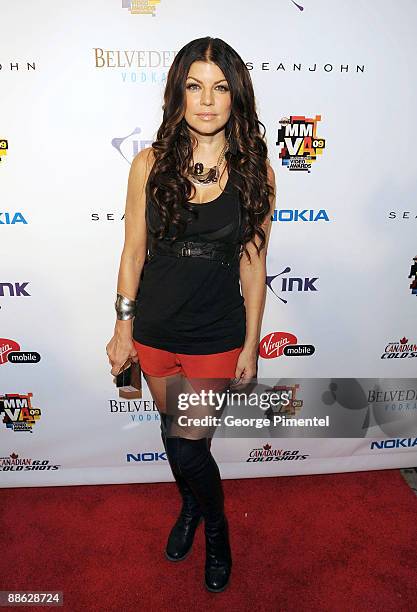 Fergie of the Black Eyed Peas attends the 20th Annual MMVA's After Party at Ultra on June 21, 2009 in Toronto, Canada.