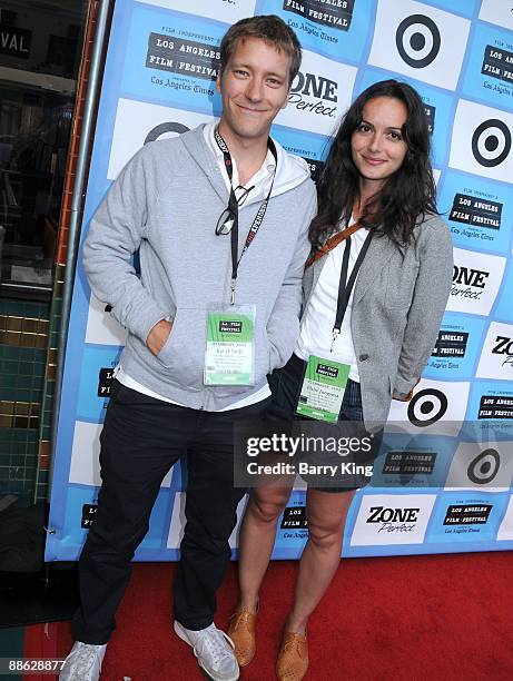 Directors Kel O'Neill and Eline Jongsma attend 20009 Los Angeles Film Festival Shorts Program 1 held at the Majestic Crest Theatre on June 20, 2009...