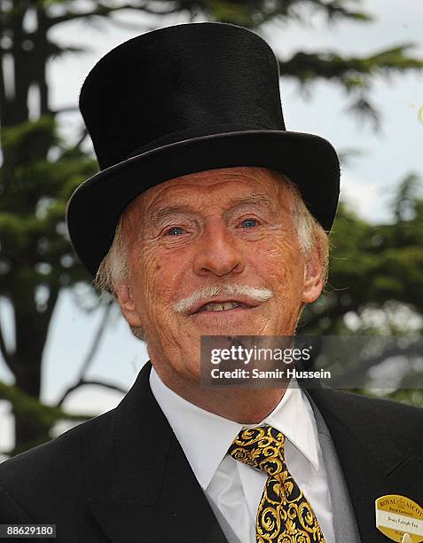 Bruce Forsyth attends day 2 of Royal Ascot 2009 at Ascot Racecourse on June 16, 2009 in Ascot, England.