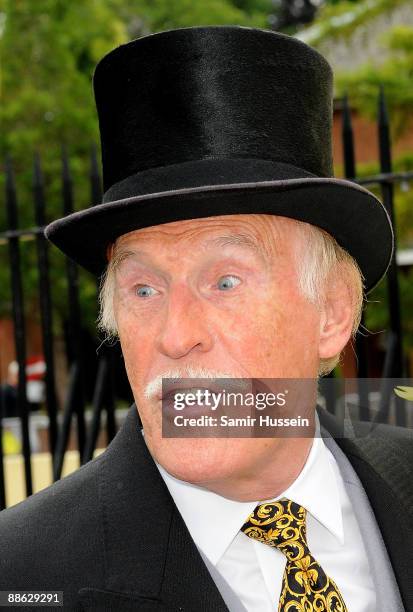 Bruce Forsyth attends day 2 of Royal Ascot 2009 at Ascot Racecourse on June 16, 2009 in Ascot, England.