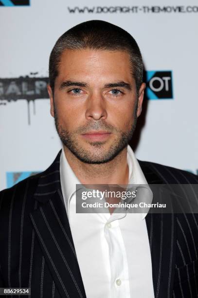 Actor Anthony Dupray attends "Dogfight" Paris Premiere at Cinema Gaumont Marignan on June 22, 2009 in Paris, France.