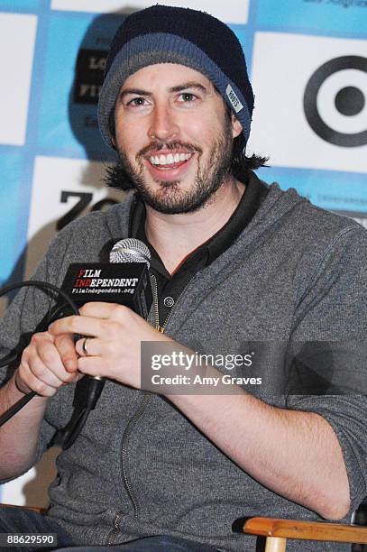 Writer/Director Jason Reitman attends the 2009 LAFF Coffee Talks: Directors, Actors, Composers and Writers Panel at the W Hotel on June 21, 2009 in...